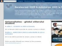 Admiterea la facultate - admiterea2008.blogspot.com