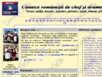 Versuri Cantece Romanesti - populare, patriotice, folk, romante, lautareasca, nunta. Auditie On-line - www.cantecedechef.ro