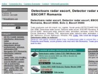 Detectoare radar escort ESCORT - www.detector-radar-escort.ro