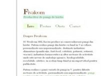 Fivalcom - Producator de pungi de hartie - www.fivalcom.ro