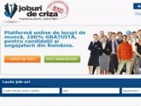 Joburi pe timp de criza - www.joburidecriza.ro