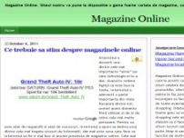 Magazine Haine Online - www.magazine-online.info