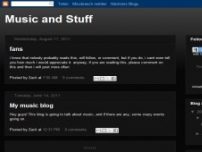 Music and Stuff - musicandstuffs.blogspot.com