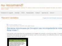 Nu Recomand, Recomandari Online - www.nurecomand.com