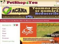 Petshop on line ce va scapa de grija pentru hrana blanosului d-voastra - www.petshop4you.ro