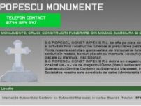 Monumente funerare - www.popescumonumente.ro