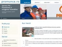 ProMunca - Securitatea si Sanatatea Muncii, Aparare Impotriva Incendiilor, Medicina Muncii - www.promunca.ro