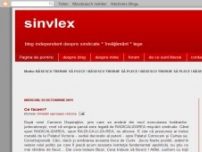 Sinvlex - site independent despre sindicate - invatamant - lege - sinvlex.blogspot.com