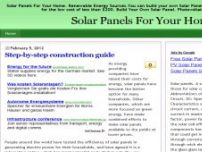 Solar Panels For Your Home - www.solar-panels-for-your-home.info