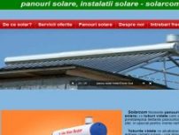 Instalatii solare, panouri solare, energie solara, panouri solare cu tuburi vidate - www.solarcom.ro