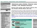 Detectoare radar Whistler - www.detectoare-radar-whistler.ro