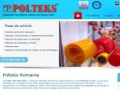 POLTEKS - Productie de valturi metalice acoperite cu cauciuc si poliuretan - www.polteks.ro