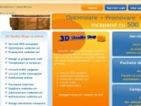 3D Studio Shop - Servicii Web Complete - www.3dstudioshop.ro