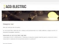 Aco Electric bransamente electrice instalatii electrice aviz Enel - www.acoelectric.ro