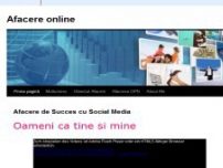 Afacere de succes cu social media - www.afacere-on-line.ro