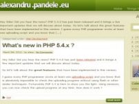 Alexandru Pandele - Hobby: Web Development & Travel - alexandru.pandele.eu