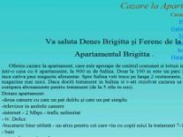 Apartamentul Brigitta-Praid - www.brigittaapartman.ro