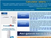 Calculator - Simulator de salariu - www.calculatorsalariu.ro