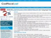 Codul Fiscal actualizat - www.codfiscal.net