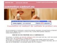 Cosmetice-cadouri.eu - Cosmetice de calitate la preturi mici - www.cosmetice-cadouri.eu