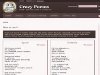 Crazypoems - Poezii nebune, intra si compune! - www.crazypoems.net