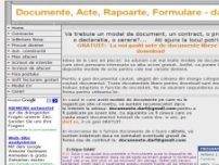 Download gratuit modele de documente, free stuff: Documente, Acte, Rapoarte, Formulare - www.darf.ro