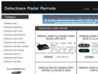 Detectoare radar cu montaj in bara, detectoare radar remote, detectoare radar modele 2009 - www.detectoare-radar-remote.ro