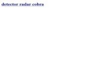 Detectoare radar Cobra - www.detector-radar-cobra.ro