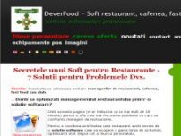 Soft restaurant, cafenea, fast food, club - www.deversoftwarerestaurant.ro
