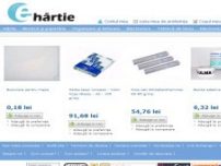 E-hartie.ro, hartie, birotica si papetarie - www.e-hartie.ro