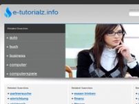 E-Tutorialz.info - Your tutorialz ! - www.e-tutorialz.info