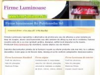 Firme Luminoase - www.firme-luminoase.biz