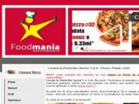 Livrare  pizza - paste - salate - mancare pentru acasa - Foodmania - www.foodmania.ro
