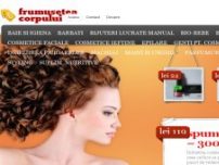 Magazin on line de produse cosmetice profesionale - www.frumuseteacorpului.ro
