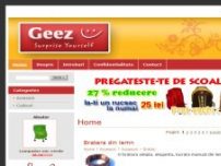 Geez - Magazinul de cadouri, accesorii si gablonturi creat pentru tine - www.geez.ro