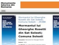Monumente Istorice din Romania - monumenteistorice.duv.ro