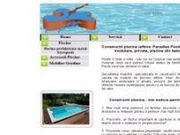 Piscine ieftine, piscine paradise-pools, piscine rezidentiale, constructii de piscine, piscina beton - www.paradise-pools.ro