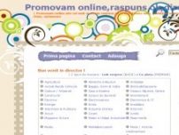 Promovam online, raspuns ok, directoare - www.raspunsok.info