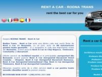 Rent A Car Rodna -Trans: Bucuresti, Cluj, Timisoara, Constanta - www.rodna-trans.ro