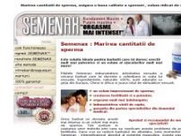 Pilulele Semenax - cresc calitatea spermei, orgasmelor, potentei si fertilitatii! - www.semenax.ro