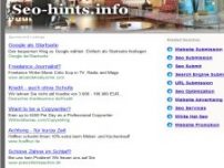 SEO-Hints.info: Search Engine Optimization Hints, Rank Bettr in every Way - www.seo-hints.info