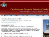 Facultatea de Teologie Arad - www.teologiearad.ro