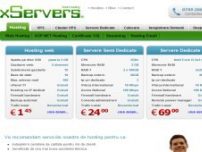 Gazduire Web in Romania si SUA, hosting profesional pe servere dedicate, inregistrare domenii web - www.xservers.ro