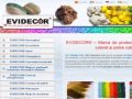 Evidecor - Producator nisip colorat, cuart colorat si pietre colorate decorative - www.evidecor.ro