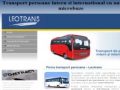 Transport intern si international de persoane - www.leotrans.ro