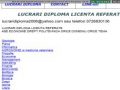 Lucrari licenta diploma referate proiecte licente free la gata - www.lucrarilicenta.ro