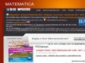 MATEmatica si INFOrmatii din invatamantul ROmanesc - www.mateinfo.ro