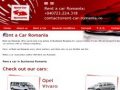 Rent Car Romania - www.rent-car-romania.ro