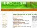 Teeth Clenching - www.teethgrindingcure.com